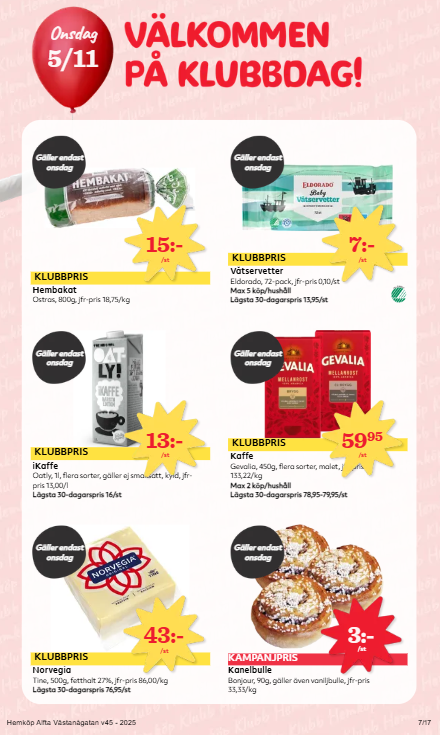 hemkop - Hemköp-reklambladet giltigt från 03/11 - 09/11 - page: 7