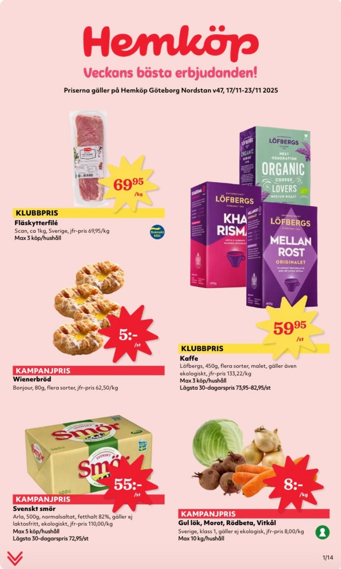 hemkop - Hemköp-reklambladet giltigt från 17/11 - 23/11