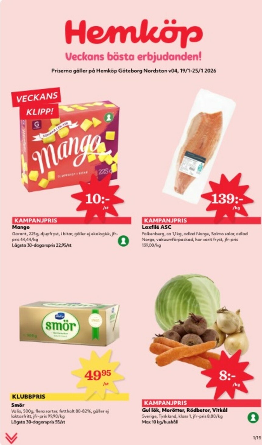 hemkop - Hemköp-reklambladet giltigt från 19/01 - 25/01