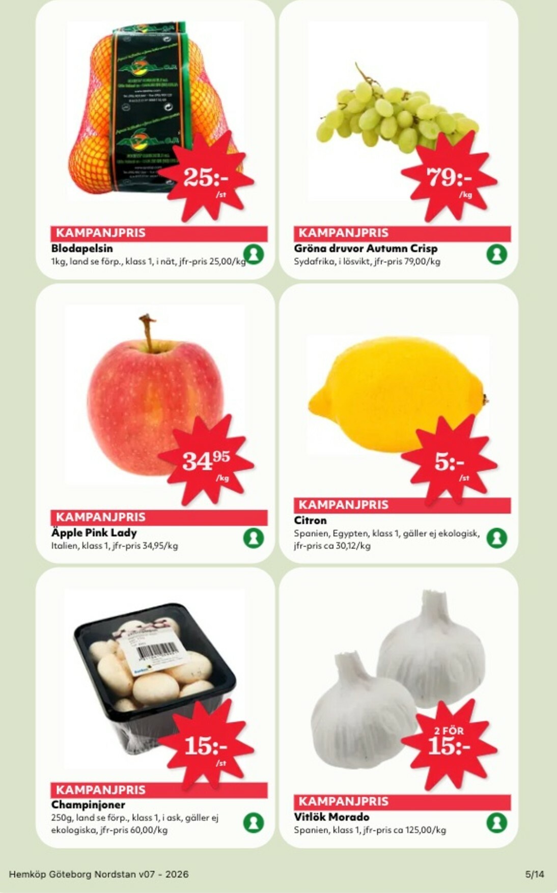 hemkop - Hemköp-reklambladet giltigt från 09/02/2026 - 15/02/2026 - page: 5