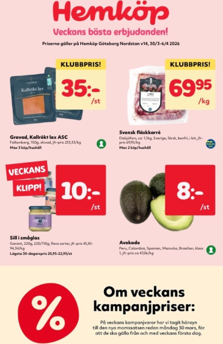 hemkop - Hemköp-reklambladet giltigt från 30/03/2026 - 06/04/2026