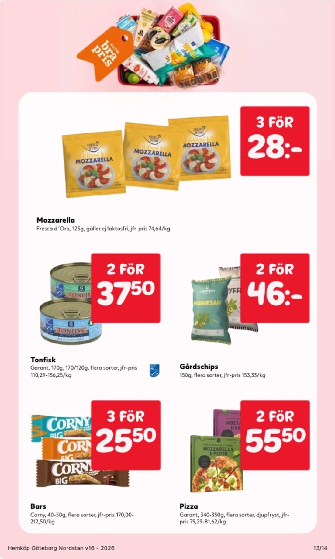 hemkop - Aktuellt Hemköp reklamblad giltigt från måndag 13/04/2026 till söndag 19/04/2026 - page: 13