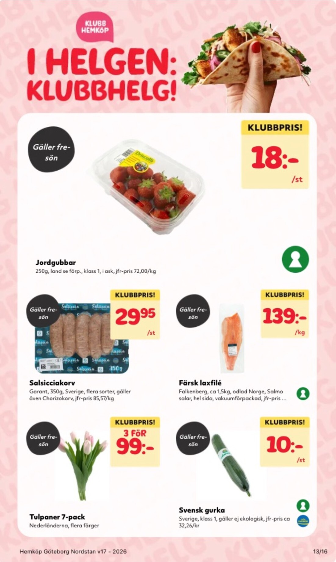 hemkop - Aktuellt Hemköp reklamblad giltigt från måndag 20/04/2026 till söndag 26/04/2026 - page: 13