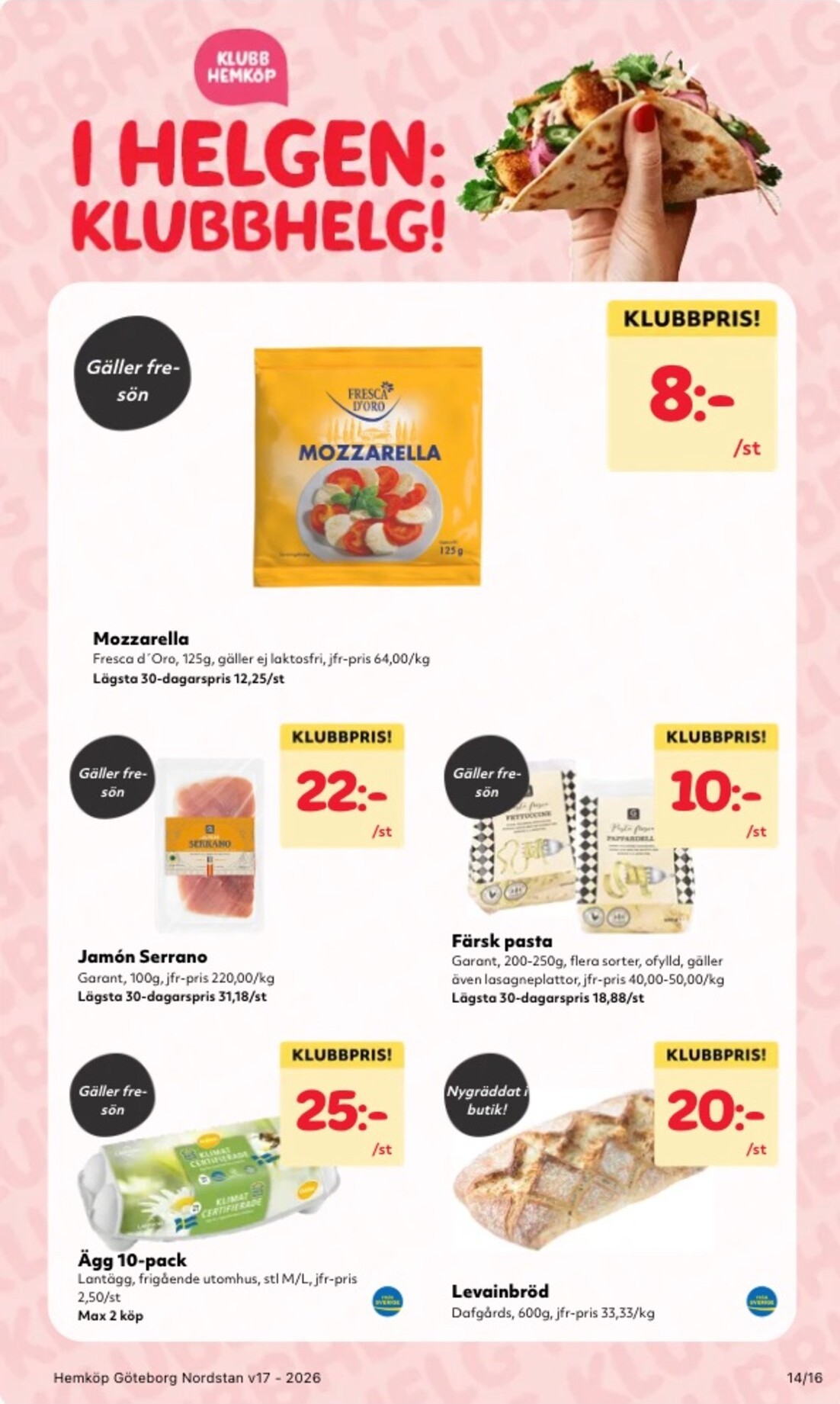 hemkop - Aktuellt Hemköp reklamblad giltigt från måndag 20/04/2026 till söndag 26/04/2026 - page: 14
