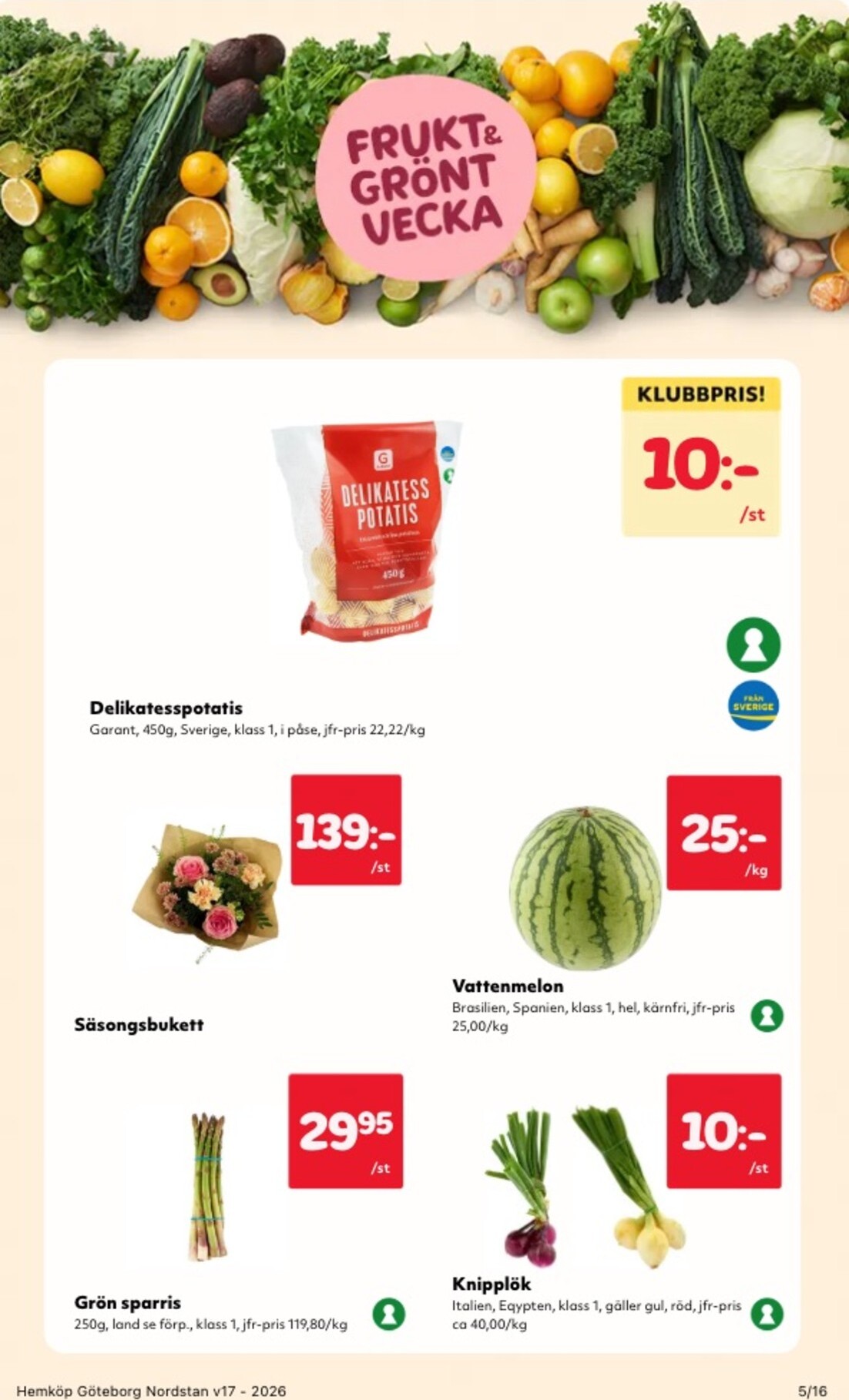hemkop - Aktuellt Hemköp reklamblad giltigt från måndag 20/04/2026 till söndag 26/04/2026 - page: 5