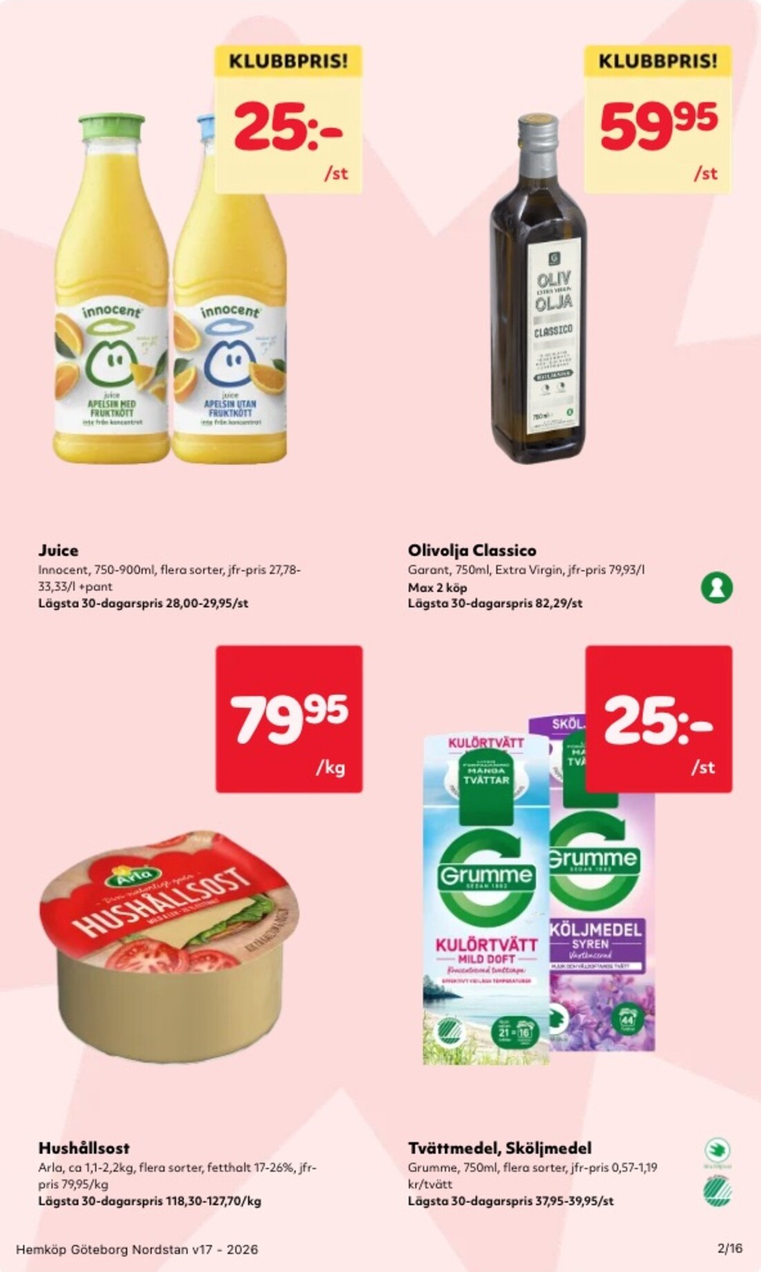 hemkop - Aktuellt Hemköp reklamblad giltigt från måndag 20/04/2026 till söndag 26/04/2026 - page: 2