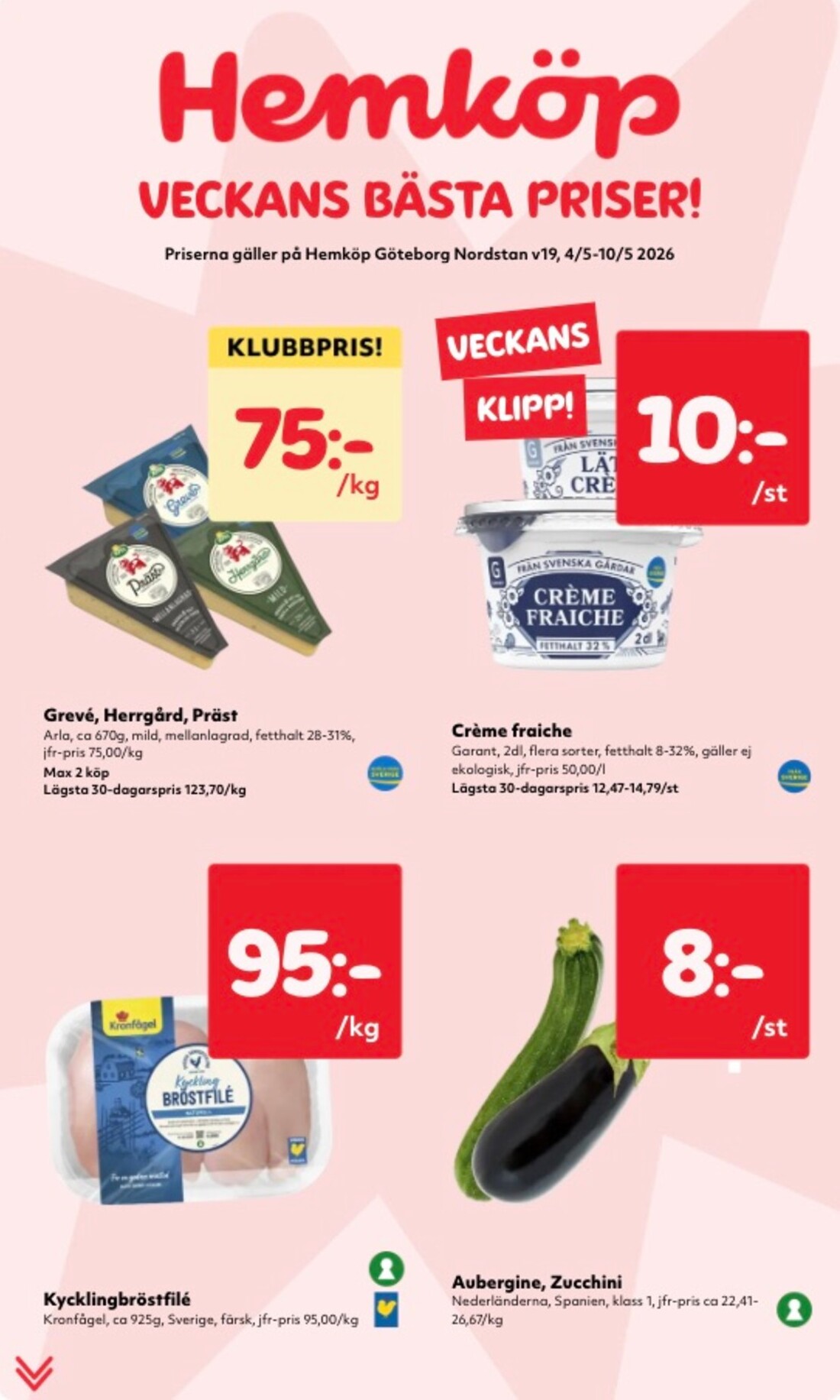 hemkop - Aktuellt Hemköp reklamblad giltigt från måndag 04/05/2026 till söndag 10/05/2026 - page: 1