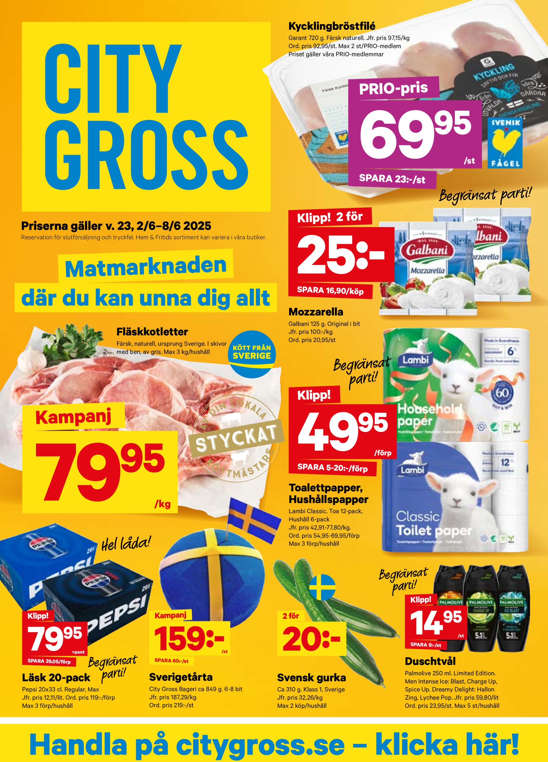 city-gross - City Gross-reklambladet giltigt från 02/06 - 08/06 - page: 1