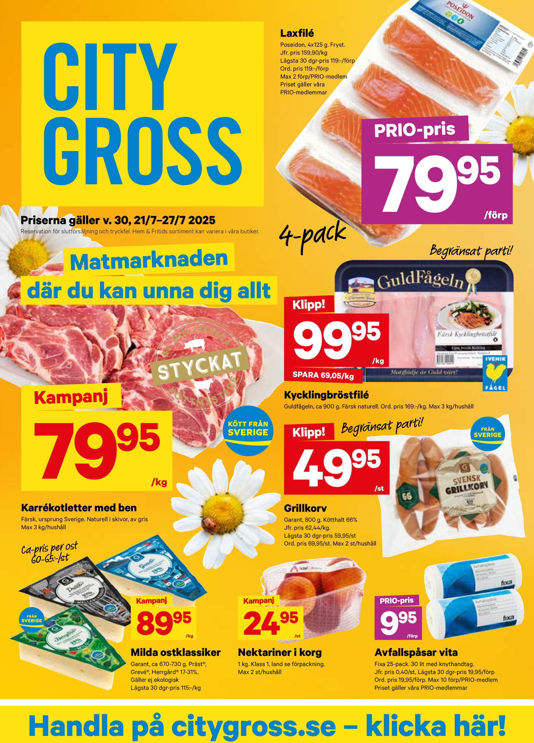 city-gross - City Gross-reklambladet giltigt från 21/07 - 27/07