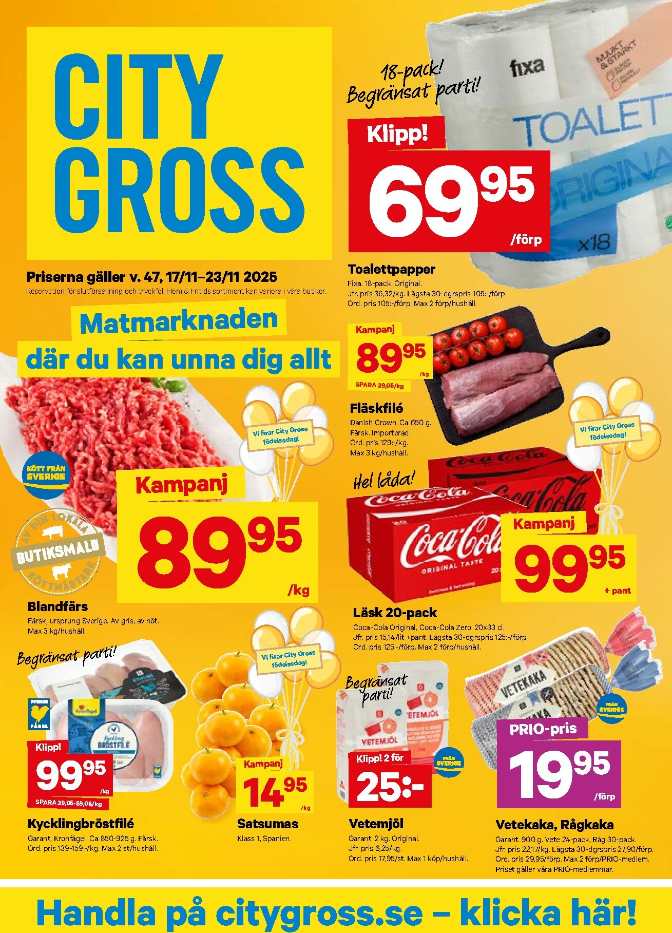 city-gross - City Gross-reklambladet giltigt från 17/11 - 23/11