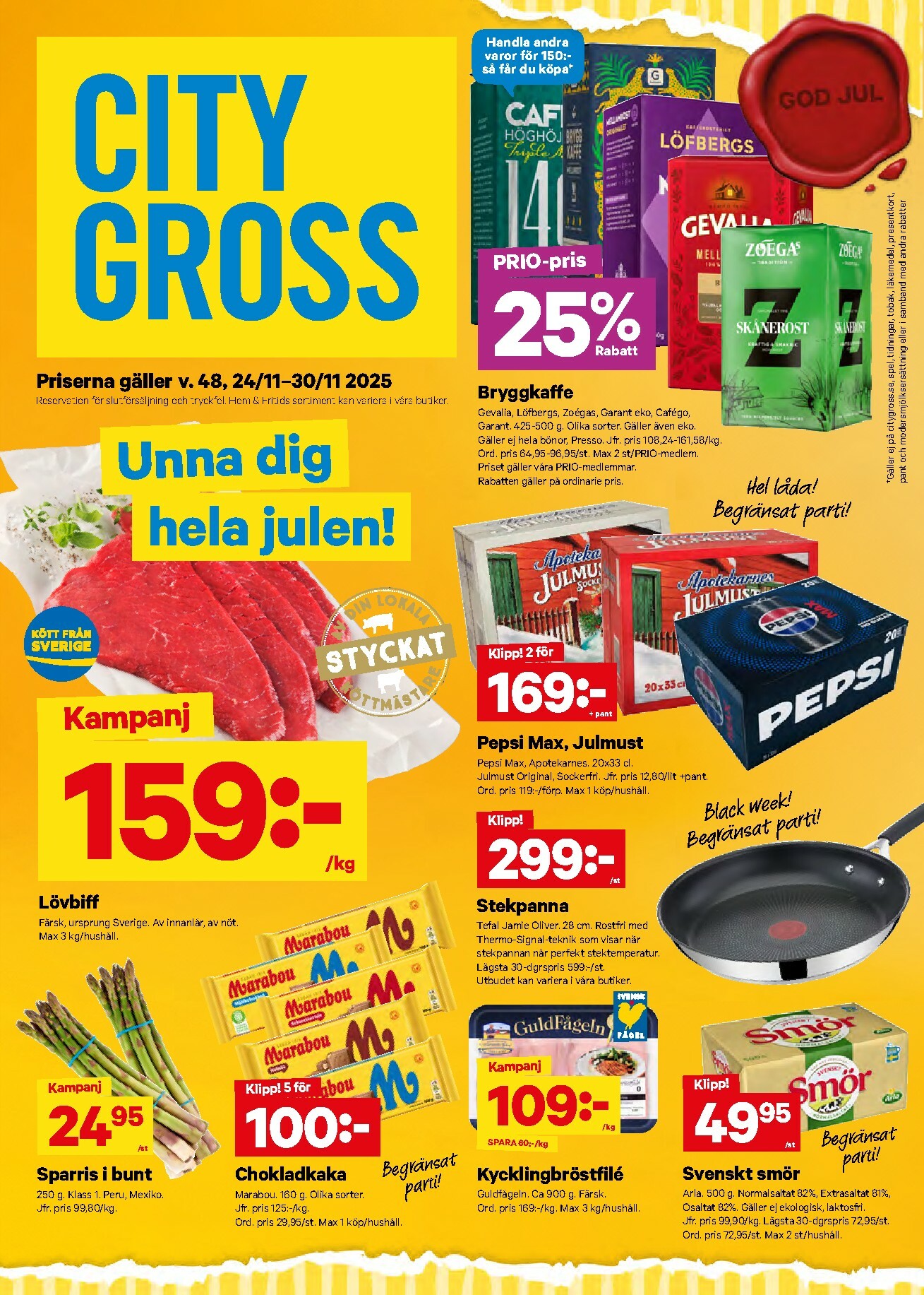 city-gross - City Gross-reklambladet giltigt från 24/11 - 30/11