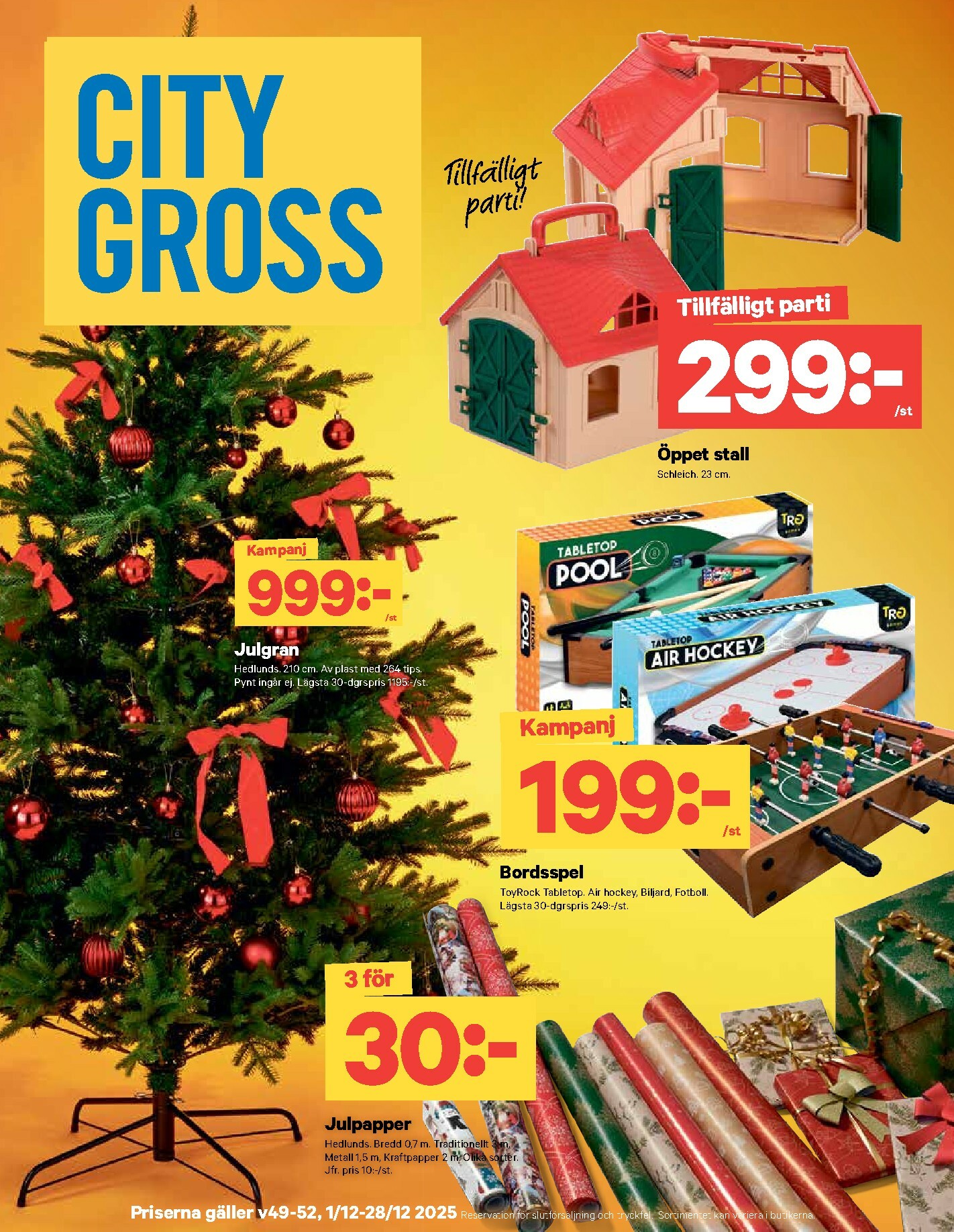 city-gross - City Gross-reklambladet giltigt från 22/12 - 26/12 - page: 9