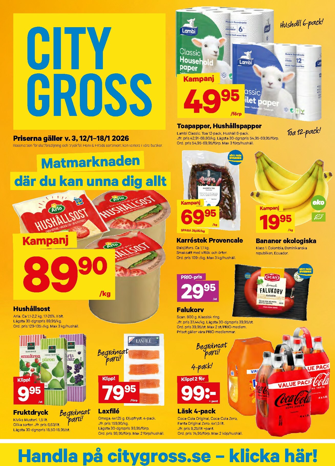 city-gross - City Gross-reklambladet giltigt från 12/01 - 18/01