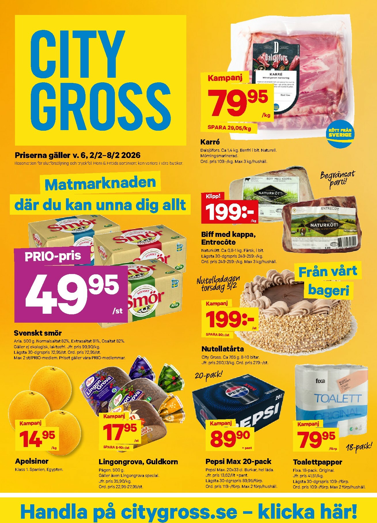 city-gross - City Gross-reklambladet giltigt från 02/02/2026 - 08/02/2026 - page: 1