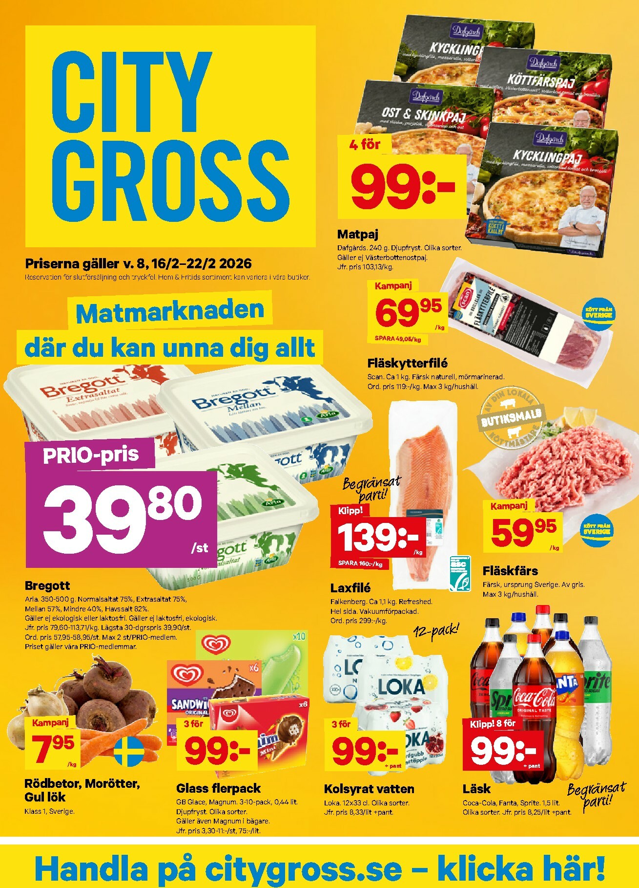 city-gross - City Gross-reklambladet giltigt från 16/02/2026 - 22/02/2026 - page: 1
