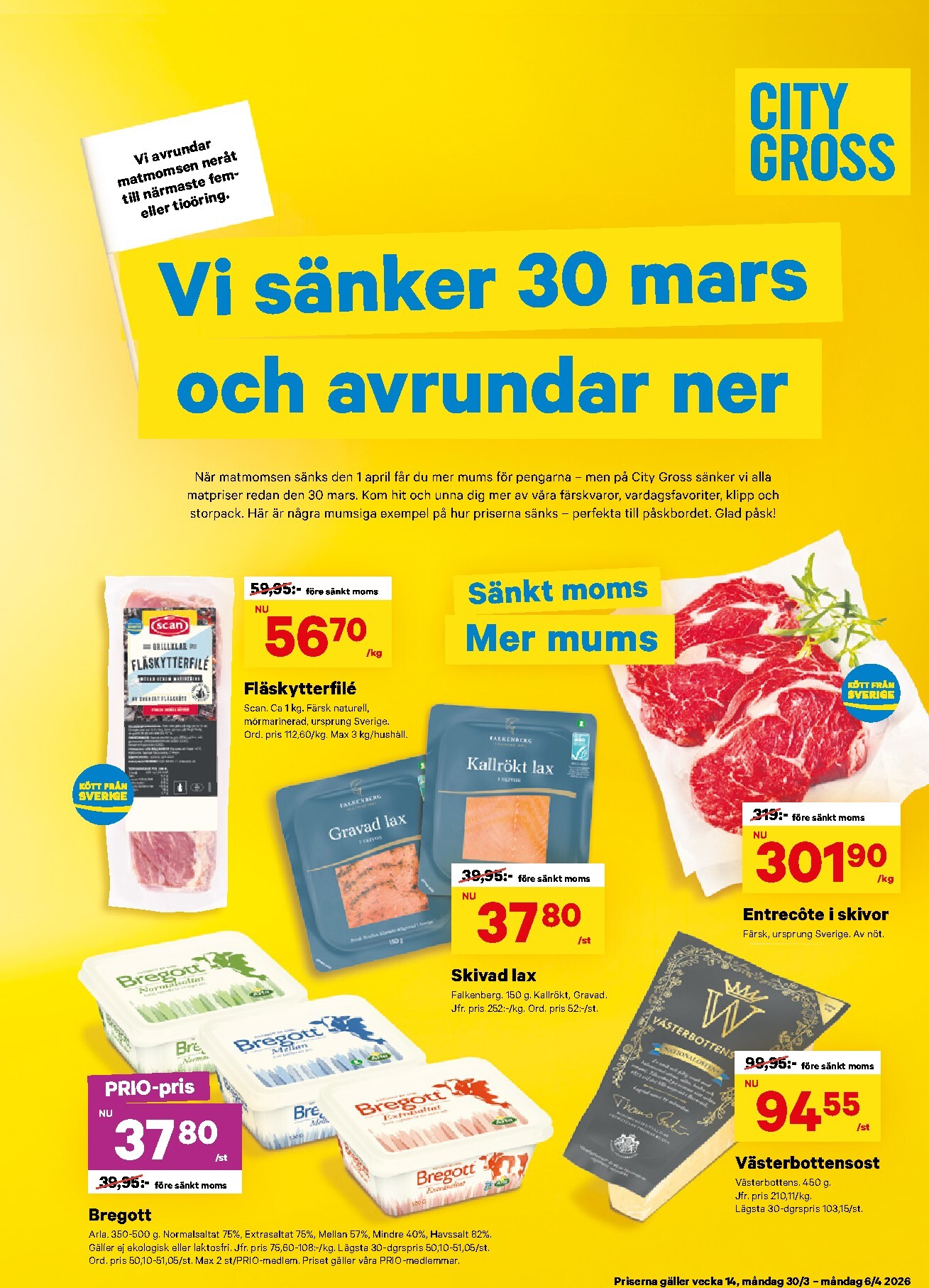city-gross - City Gross-reklambladet giltigt från 30/03/2026 - 06/04/2026