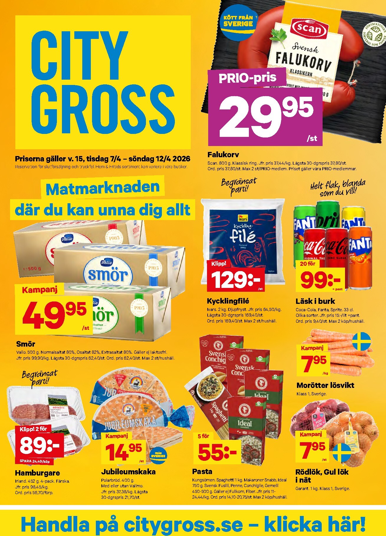 city-gross - City Gross-reklambladet giltigt från 07/04/2026 - 12/04/2026