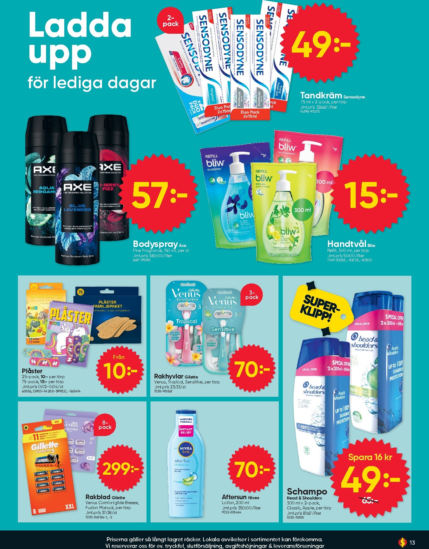 dollar-store - Aktuellt Dollar Store reklamblad från måndag, 22/06/2026 till söndag, 05/07/2026 - page: 13