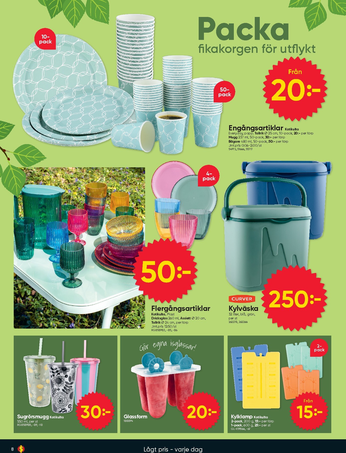 dollar-store - Aktuellt Dollar Store reklamblad från måndag, 22/06/2026 till söndag, 05/07/2026 - page: 8