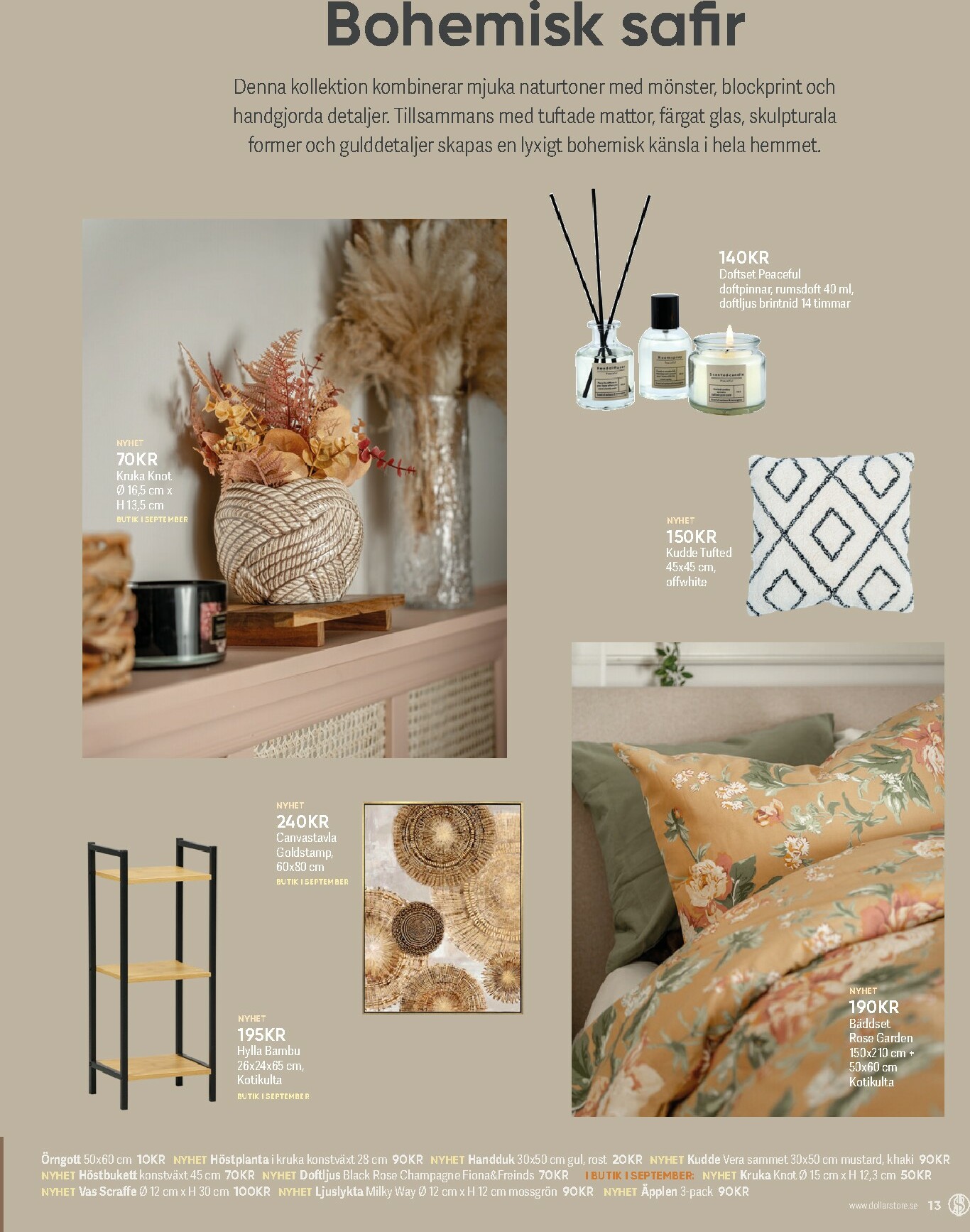 dollar-store - Dollar Store - Inspirationsagasin-reklambladet giltigt från 03/09 - 31/10 - page: 13