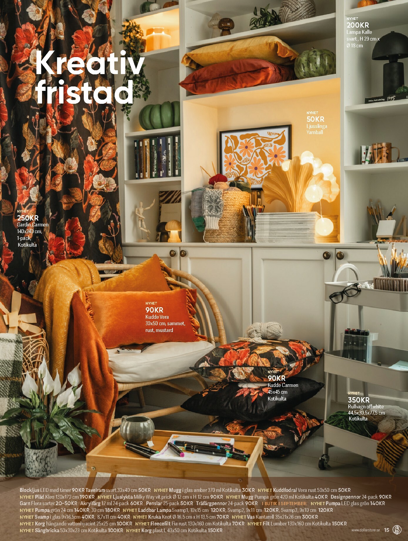 dollar-store - Dollar Store - Inspirationsagasin-reklambladet giltigt från 03/09 - 31/10 - page: 15