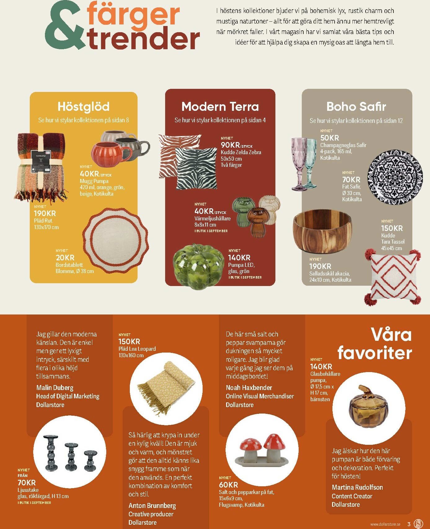 dollar-store - Dollar Store - Inspirationsagasin-reklambladet giltigt från 03/09 - 31/10 - page: 3