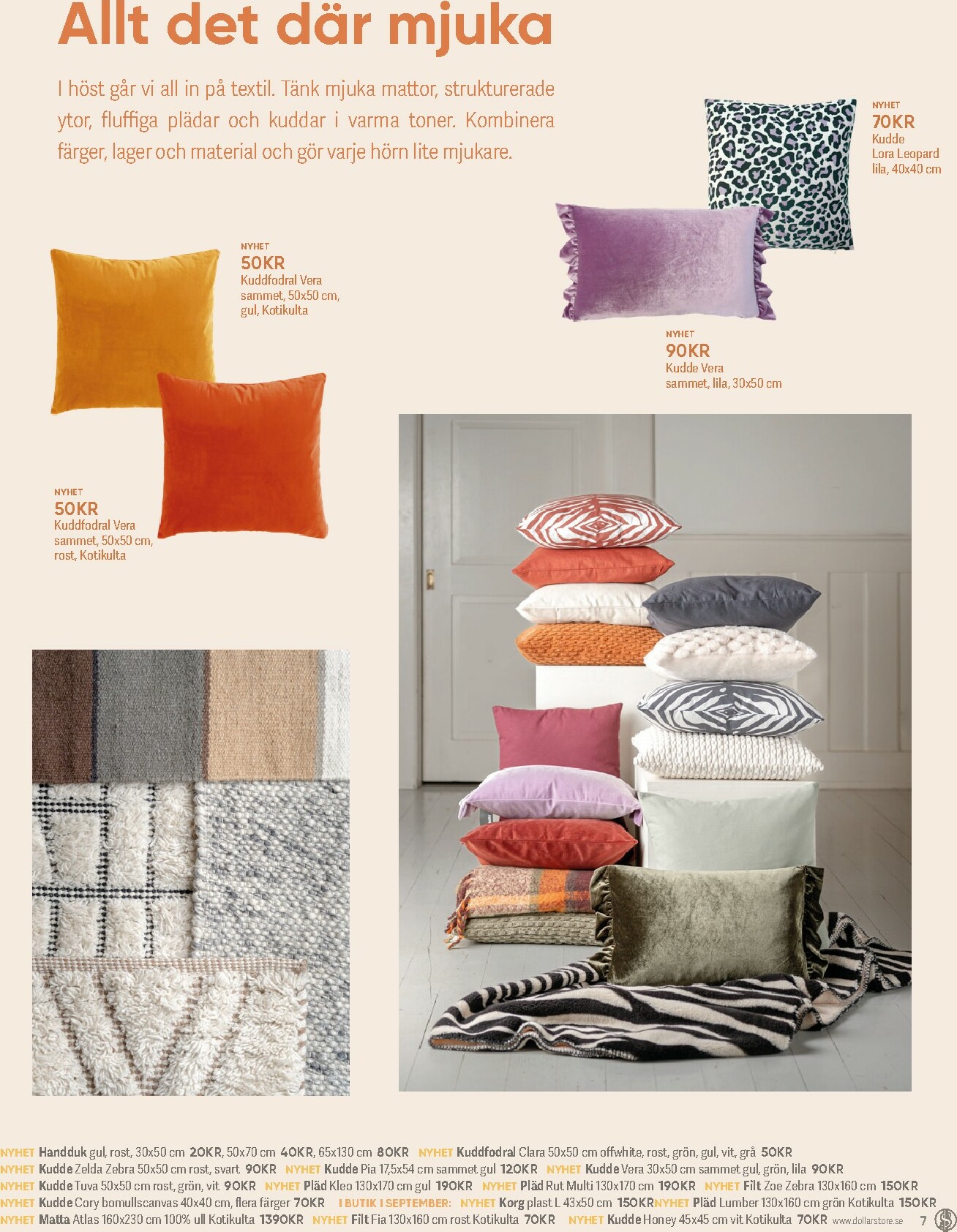dollar-store - Dollar Store - Inspirationsagasin-reklambladet giltigt från 03/09 - 31/10 - page: 7