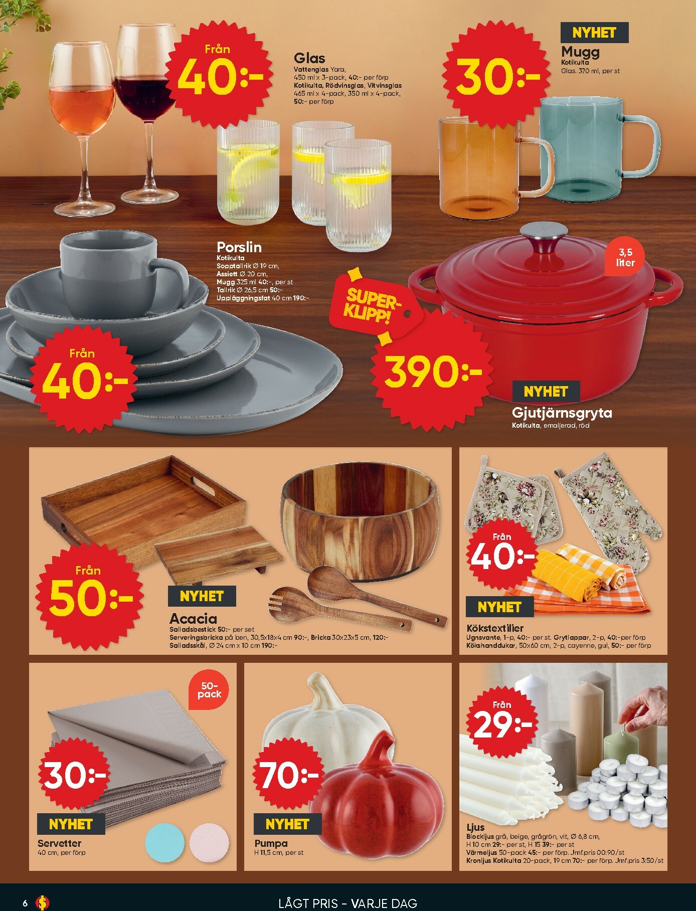 dollar-store - Dollar Store-reklambladet giltigt från 13/10 - 19/10 - page: 6