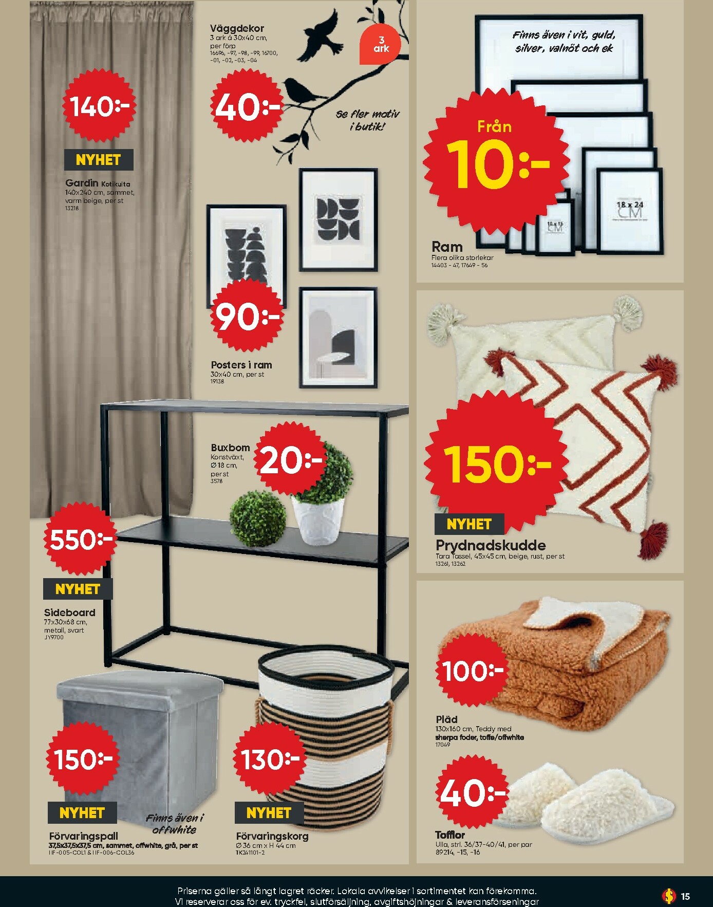 dollar-store - Dollar Store-reklambladet giltigt från 27/10 - 02/11 - page: 15