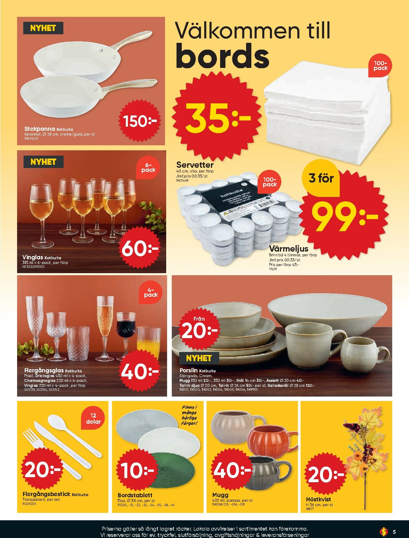 dollar-store - Dollar Store-reklambladet giltigt från 27/10 - 02/11 - page: 5