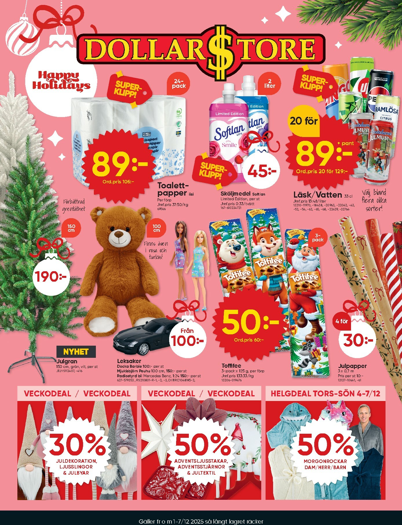 dollar-store - Dollar Store-reklambladet giltigt från 01/12 - 07/12