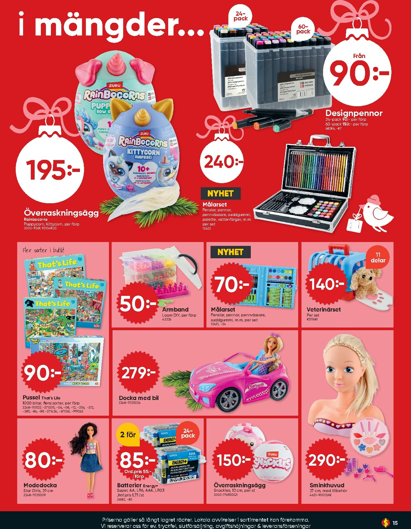 dollar-store - Dollar Store-reklambladet giltigt från 01/12 - 07/12 - page: 15