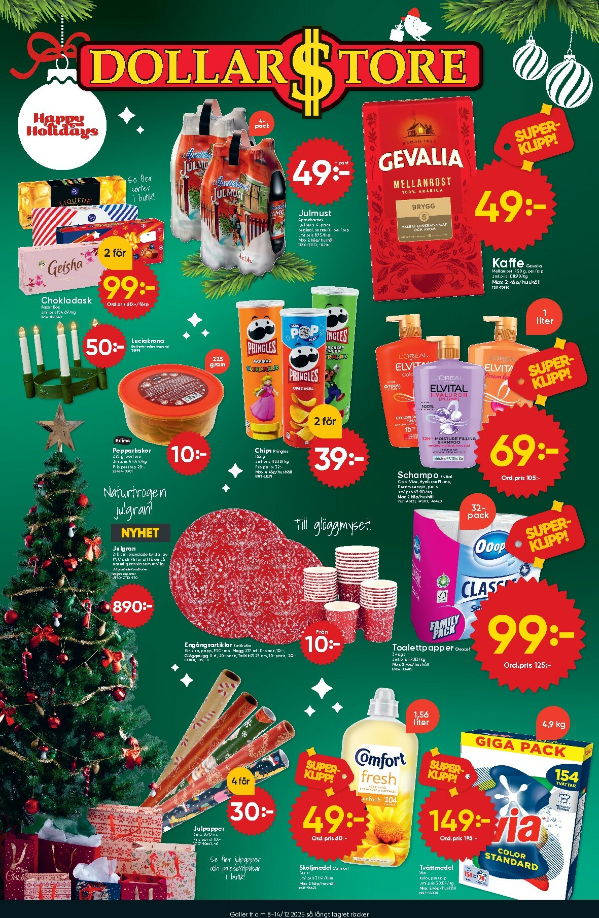 dollar-store - Dollar Store-reklambladet giltigt från 08/12 - 14/12