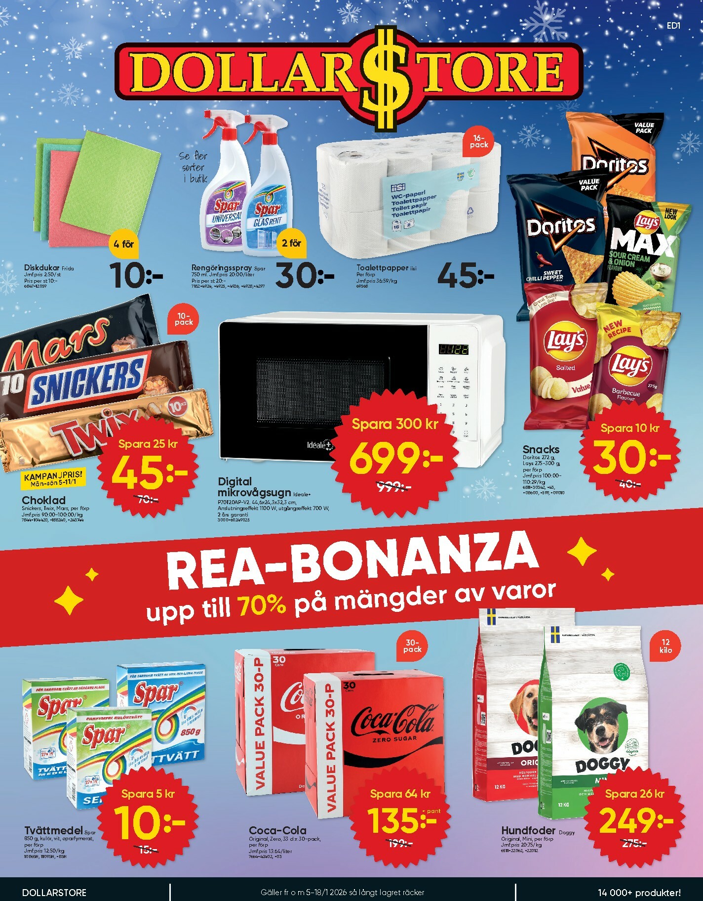 dollar-store - Dollar Store-reklambladet giltigt från 05/01 - 18/01