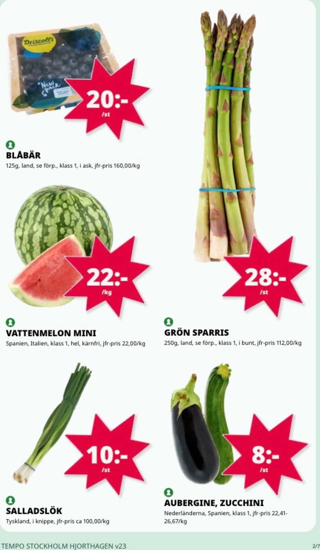 tempo - Aktuellt Tempo reklamblad från måndag, 01/06/2026 till söndag, 07/06/2026 - page: 2