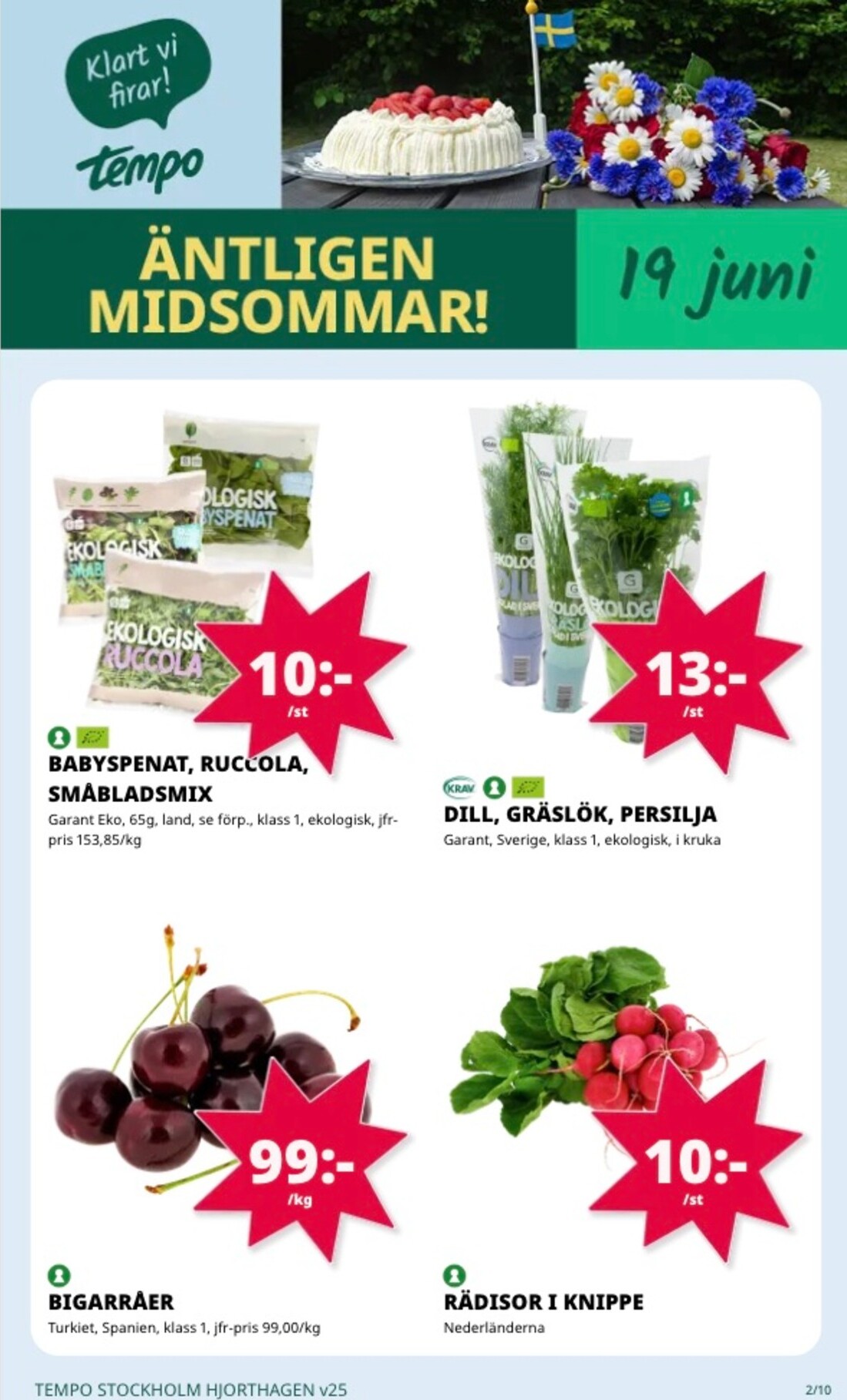 tempo - Aktuellt Tempo reklamblad från måndag, 15/06/2026 till söndag, 21/06/2026 - page: 2