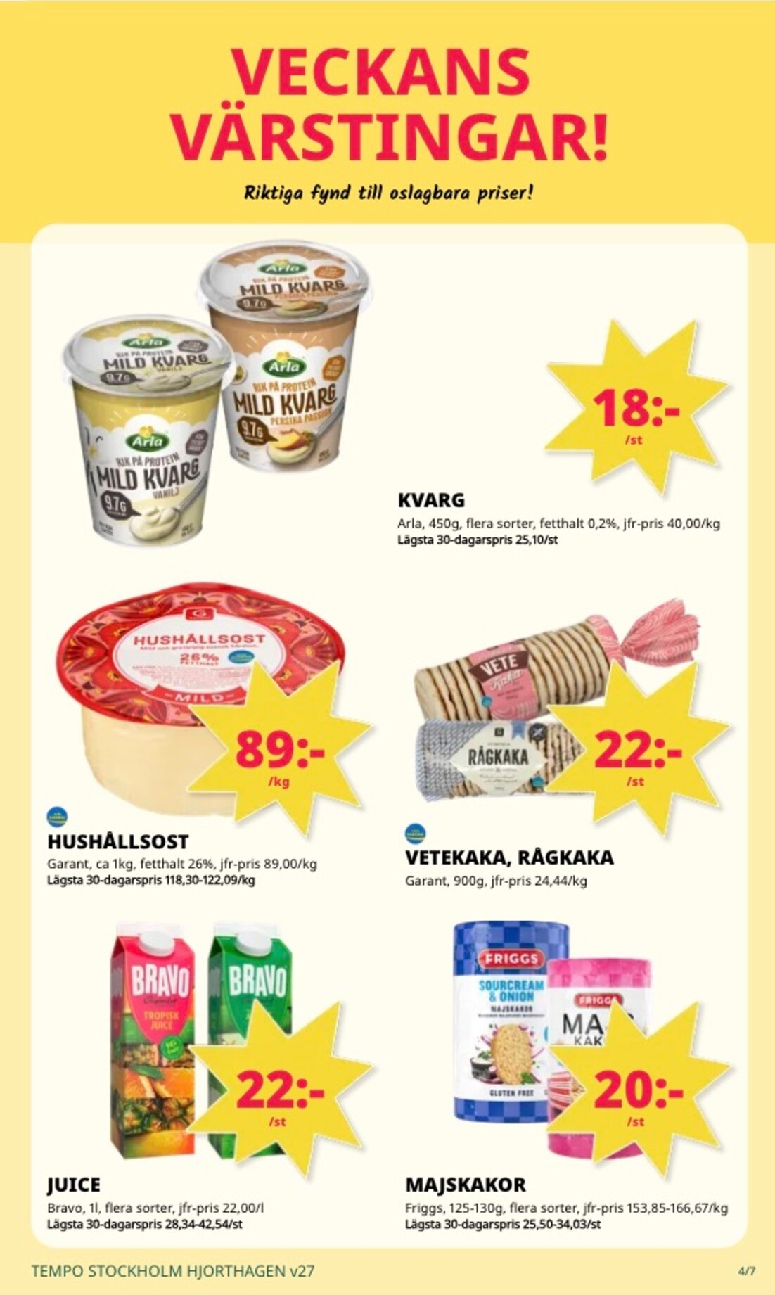 tempo - Aktuellt Tempo reklamblad från måndag, 29/06/2026 till söndag, 05/07/2026 - page: 4