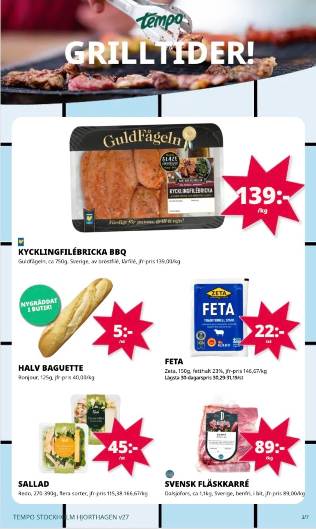 tempo - Aktuellt Tempo reklamblad från måndag, 29/06/2026 till söndag, 05/07/2026 - page: 3