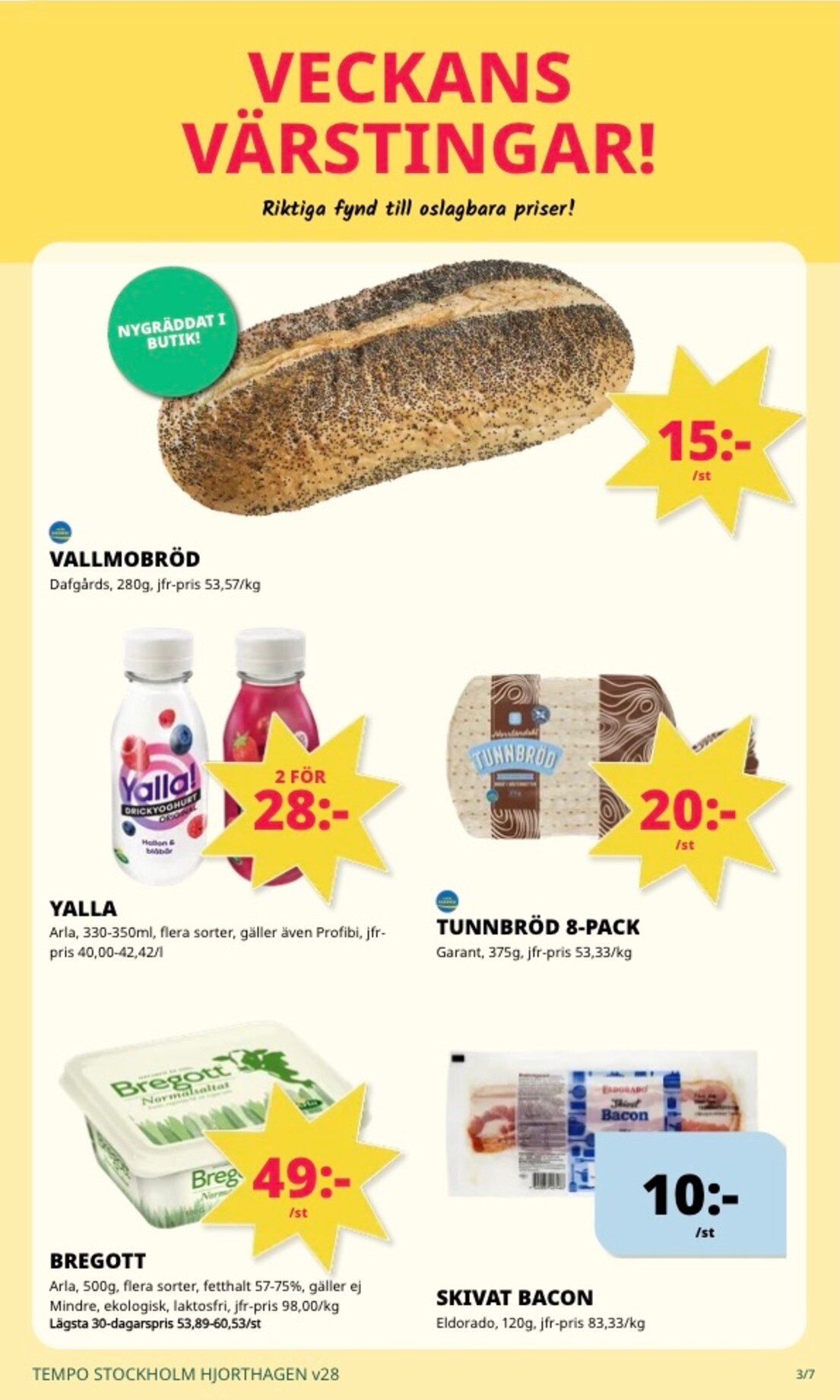 tempo - Aktuellt Tempo reklamblad från måndag, 06/07/2026 till söndag, 12/07/2026 - page: 3