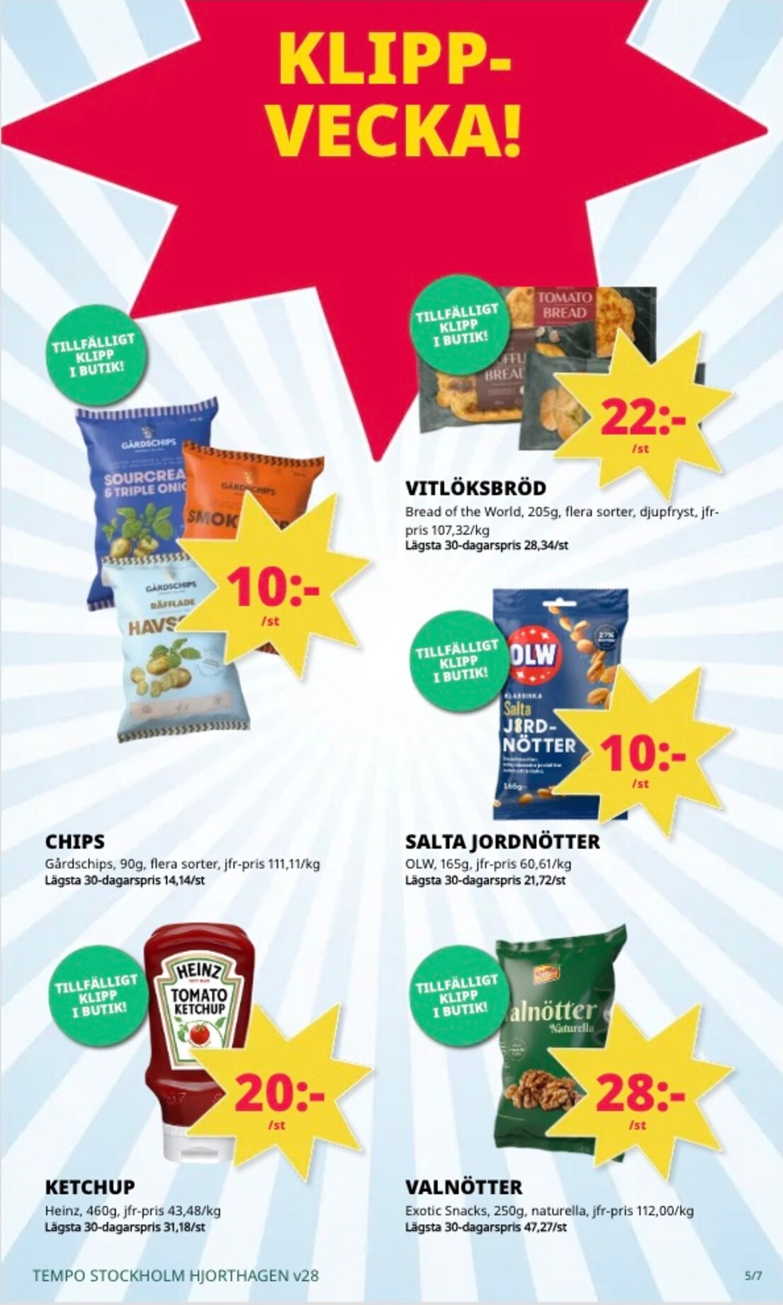tempo - Aktuellt Tempo reklamblad från måndag, 06/07/2026 till söndag, 12/07/2026 - page: 5