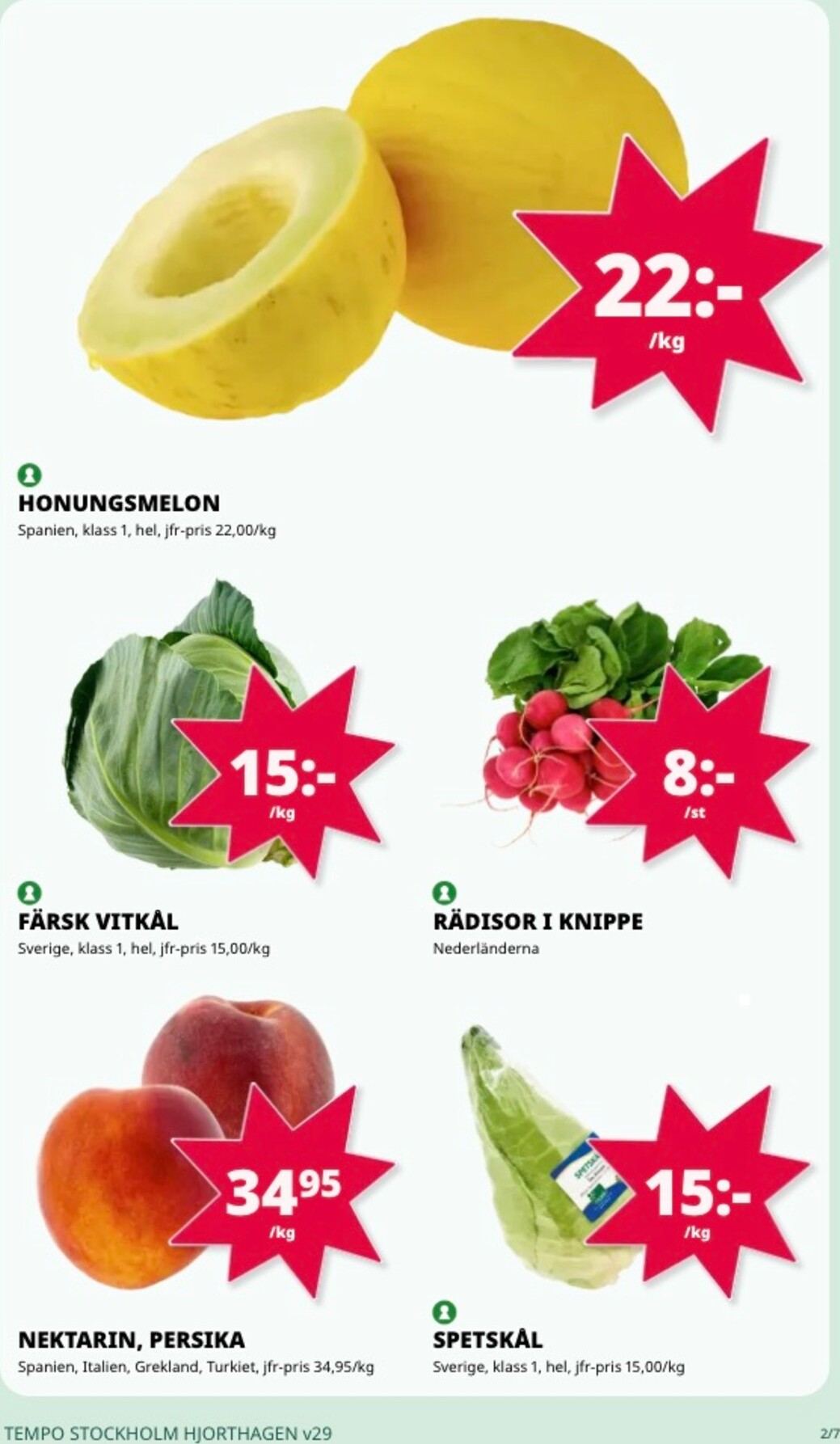 tempo - Aktuellt Tempo reklamblad från måndag, 13/07/2026 till söndag, 19/07/2026 - page: 2