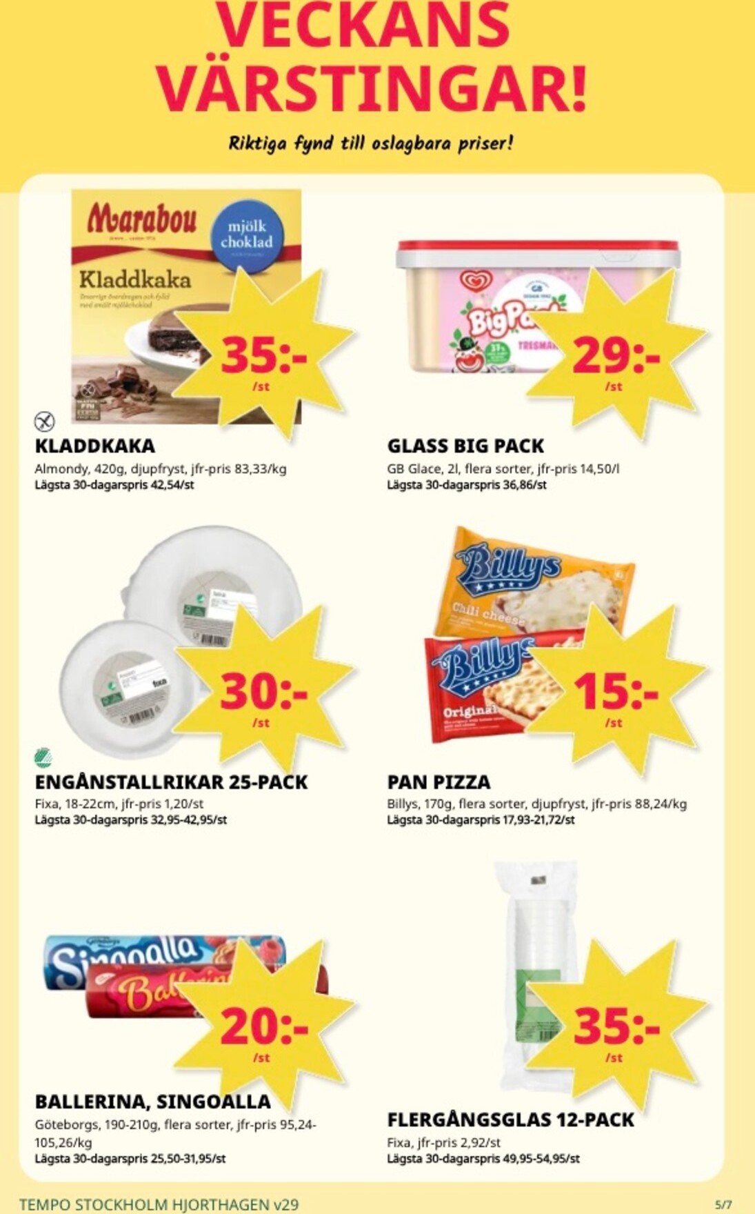 tempo - Aktuellt Tempo reklamblad från måndag, 13/07/2026 till söndag, 19/07/2026 - page: 5
