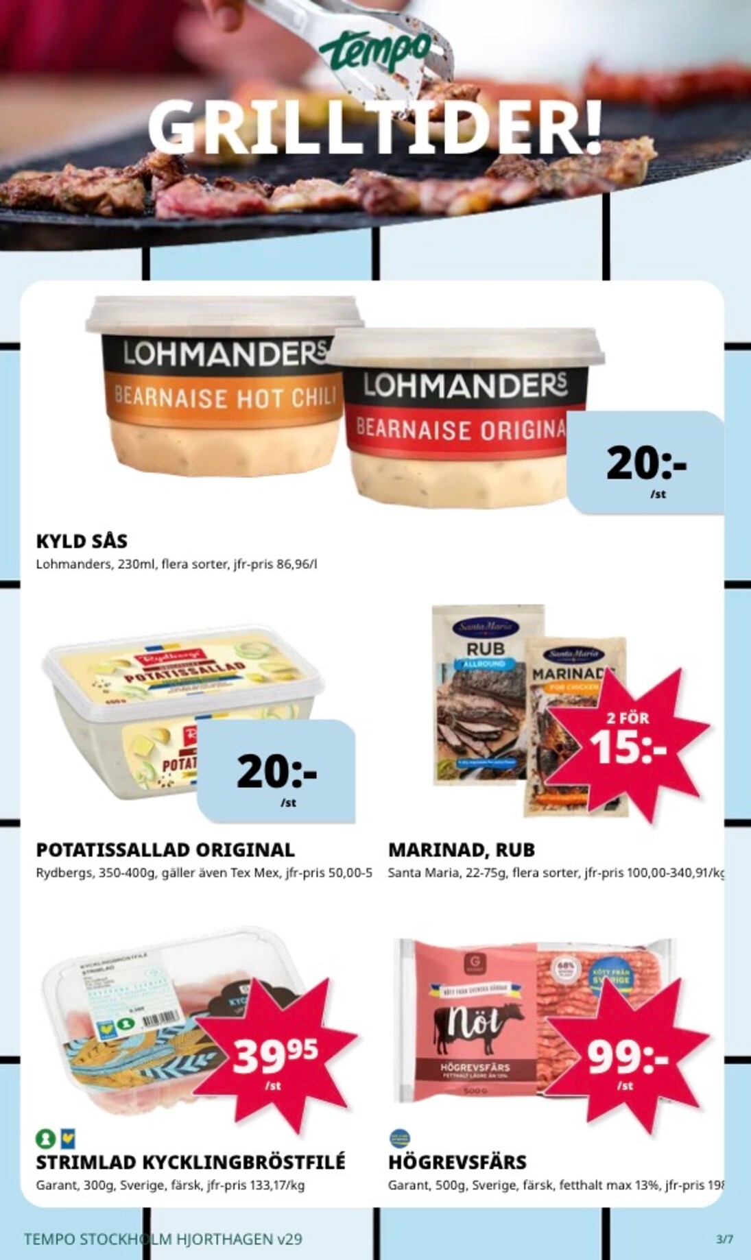 tempo - Aktuellt Tempo reklamblad från måndag, 13/07/2026 till söndag, 19/07/2026 - page: 3