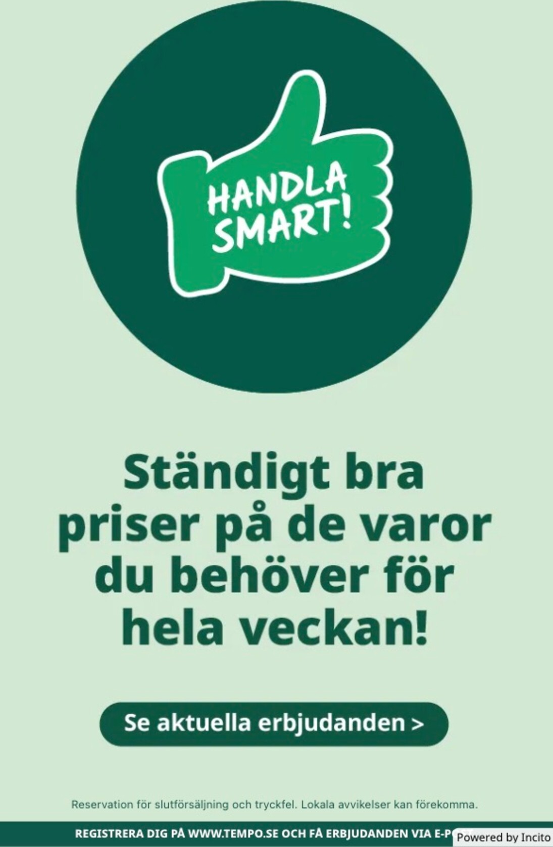 tempo - Aktuellt Tempo reklamblad från måndag, 13/07/2026 till söndag, 19/07/2026 - page: 7