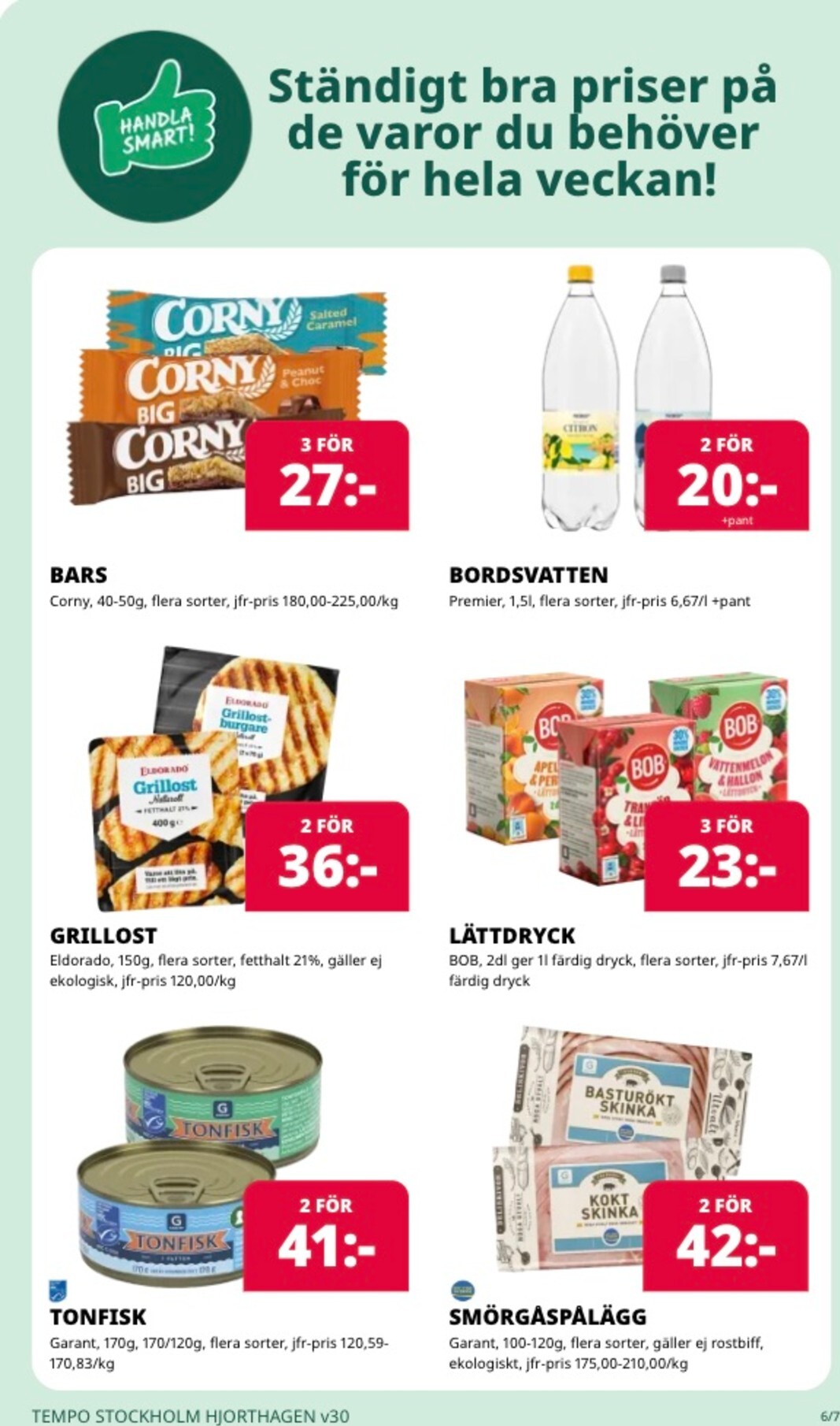 tempo - Aktuellt Tempo reklamblad från måndag, 20/07/2026 till söndag, 26/07/2026 - page: 6