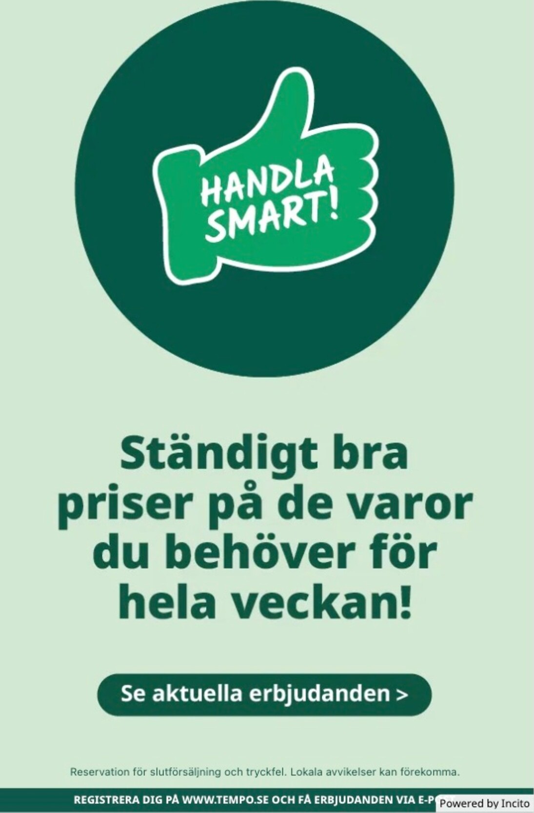 tempo - Aktuellt Tempo reklamblad från måndag, 20/07/2026 till söndag, 26/07/2026 - page: 7