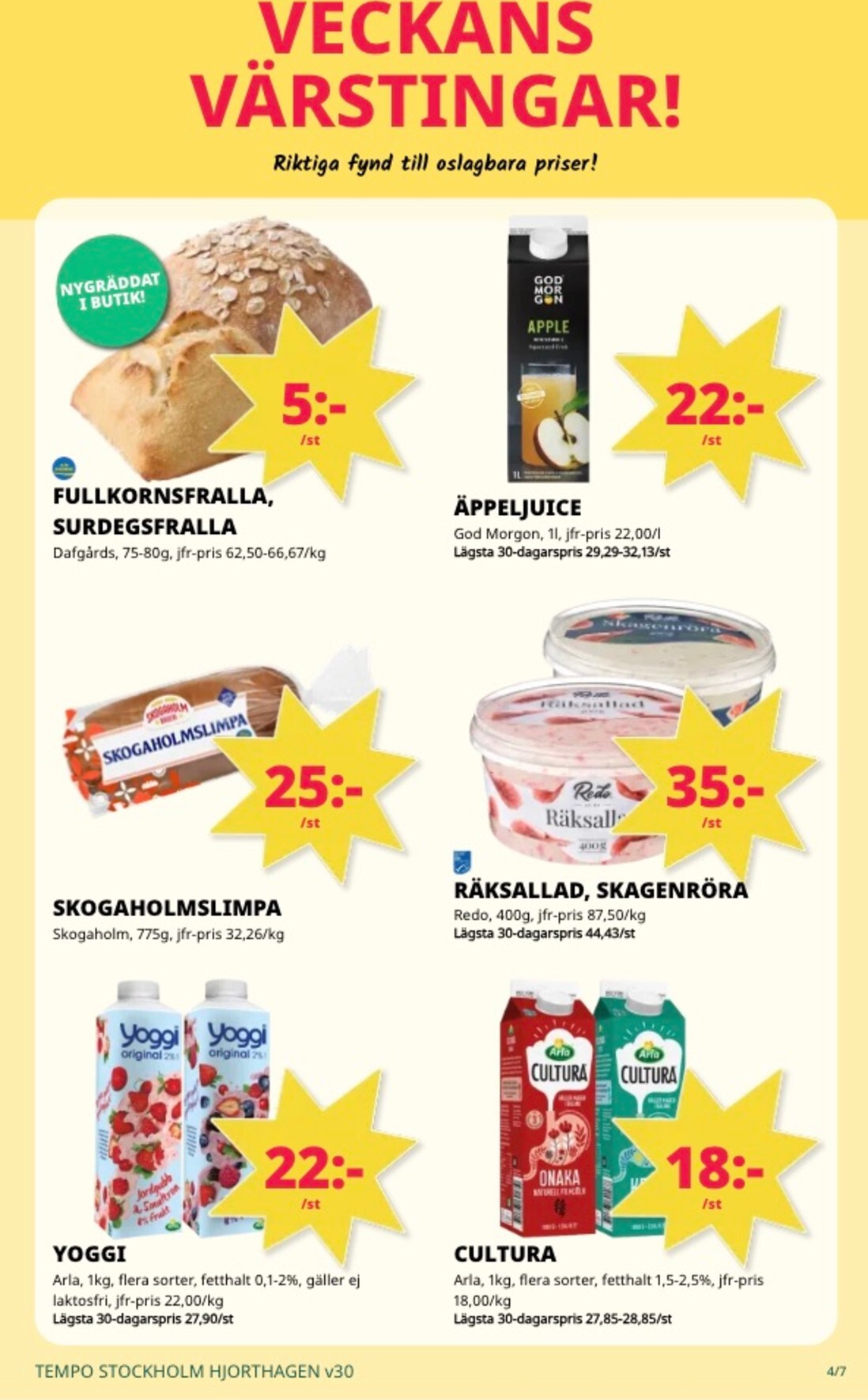 tempo - Aktuellt Tempo reklamblad från måndag, 20/07/2026 till söndag, 26/07/2026 - page: 4