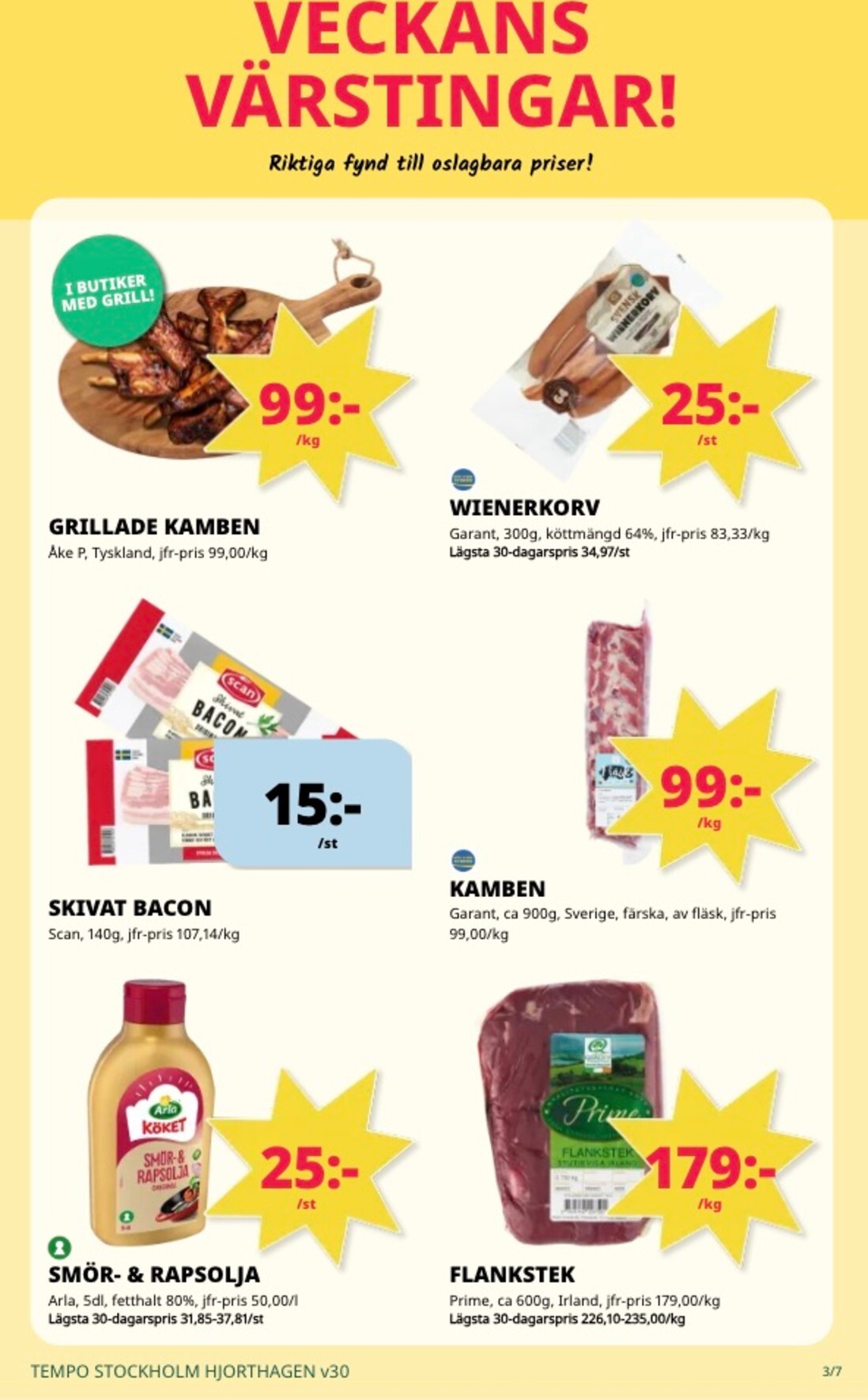 tempo - Aktuellt Tempo reklamblad från måndag, 20/07/2026 till söndag, 26/07/2026 - page: 3
