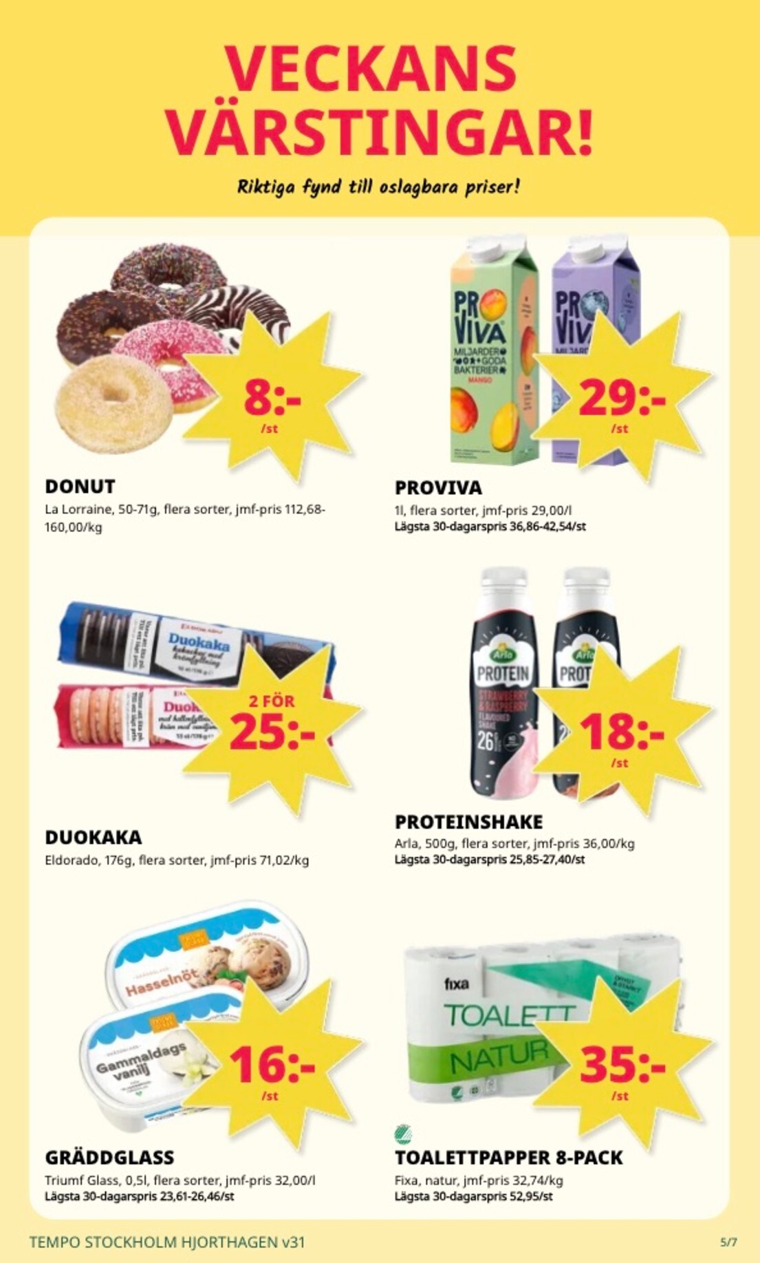 tempo - Aktuellt Tempo reklamblad från måndag, 27/07/2026 till söndag, 02/08/2026 - page: 5