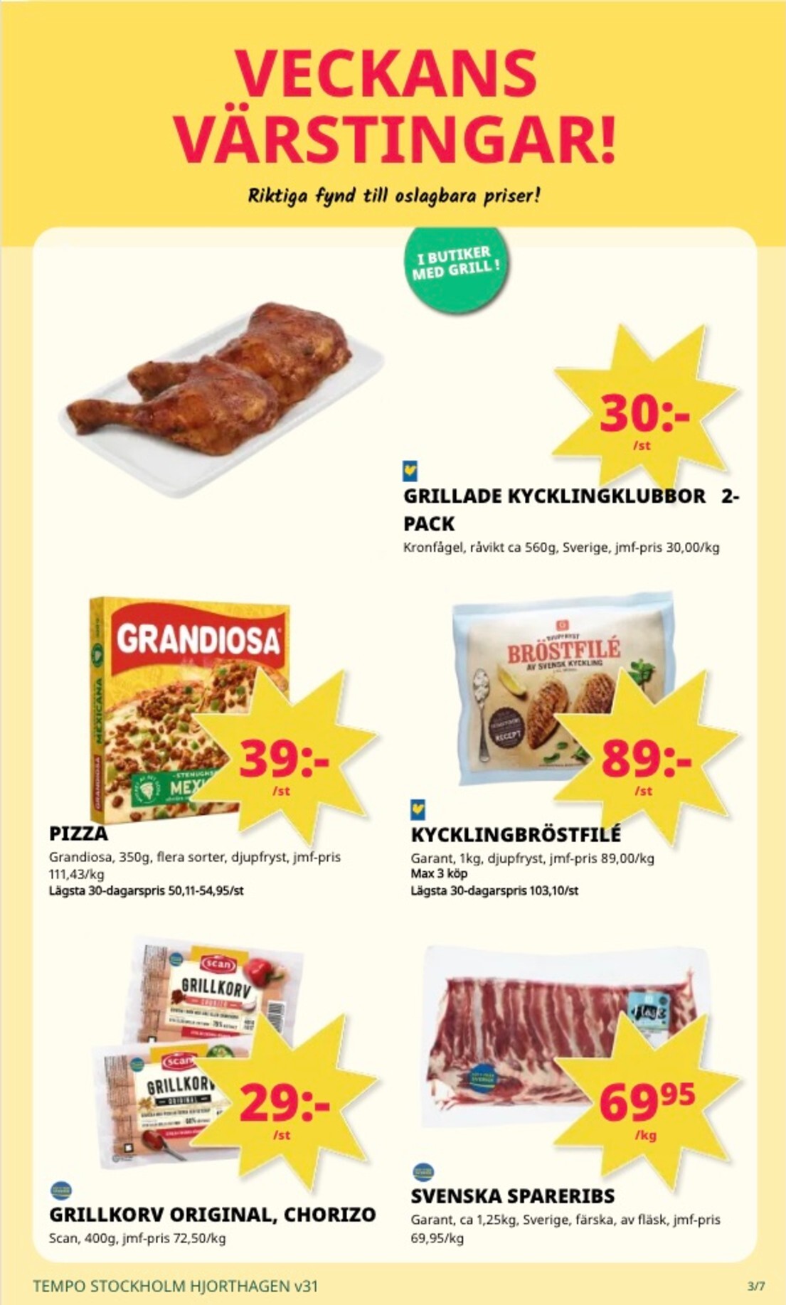 tempo - Aktuellt Tempo reklamblad från måndag, 27/07/2026 till söndag, 02/08/2026 - page: 3
